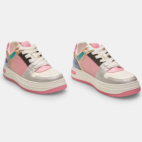 Sneakers de mujer con detalles con brillantes , Multicolor Sneakers de mujer con detalles con brillantes , Multicolor